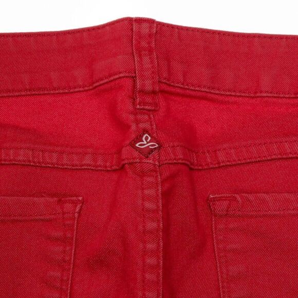 Prana Bold Red Straight Leg Jeans - Picture 8 of 10